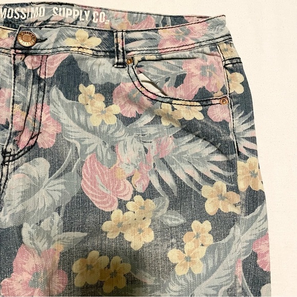 Mossimo Supply Co Floral Jeans Size 17 - Picture 3 of 15